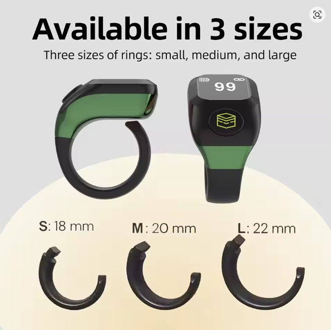 Smart Tasbih Counter Ring