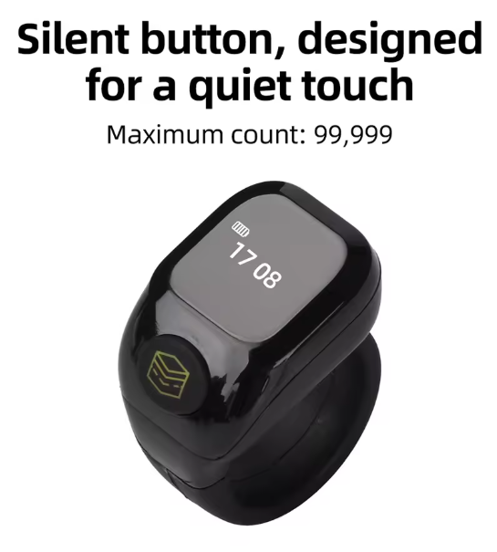 Smart Tasbih Counter Ring