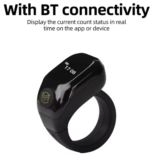 Smart Tasbih Counter Ring