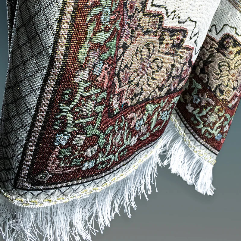 Braided Vintage Prayer Rug