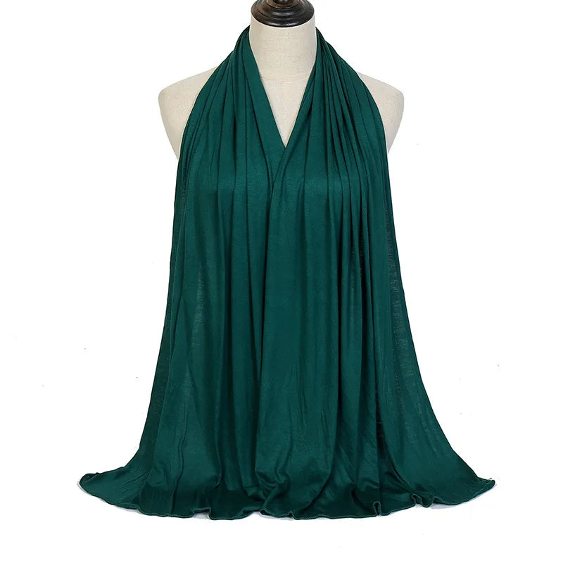 Soft Jersey Instant Hijab, Pre-Sewn 60 × 170 cm