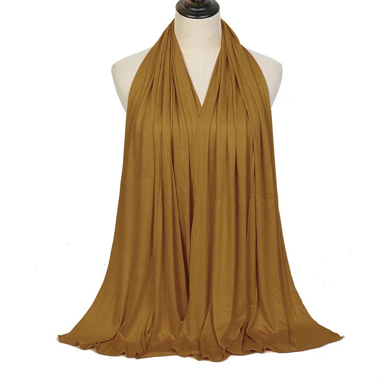 Soft Jersey Instant Hijab, Pre-Sewn 60 × 170 cm
