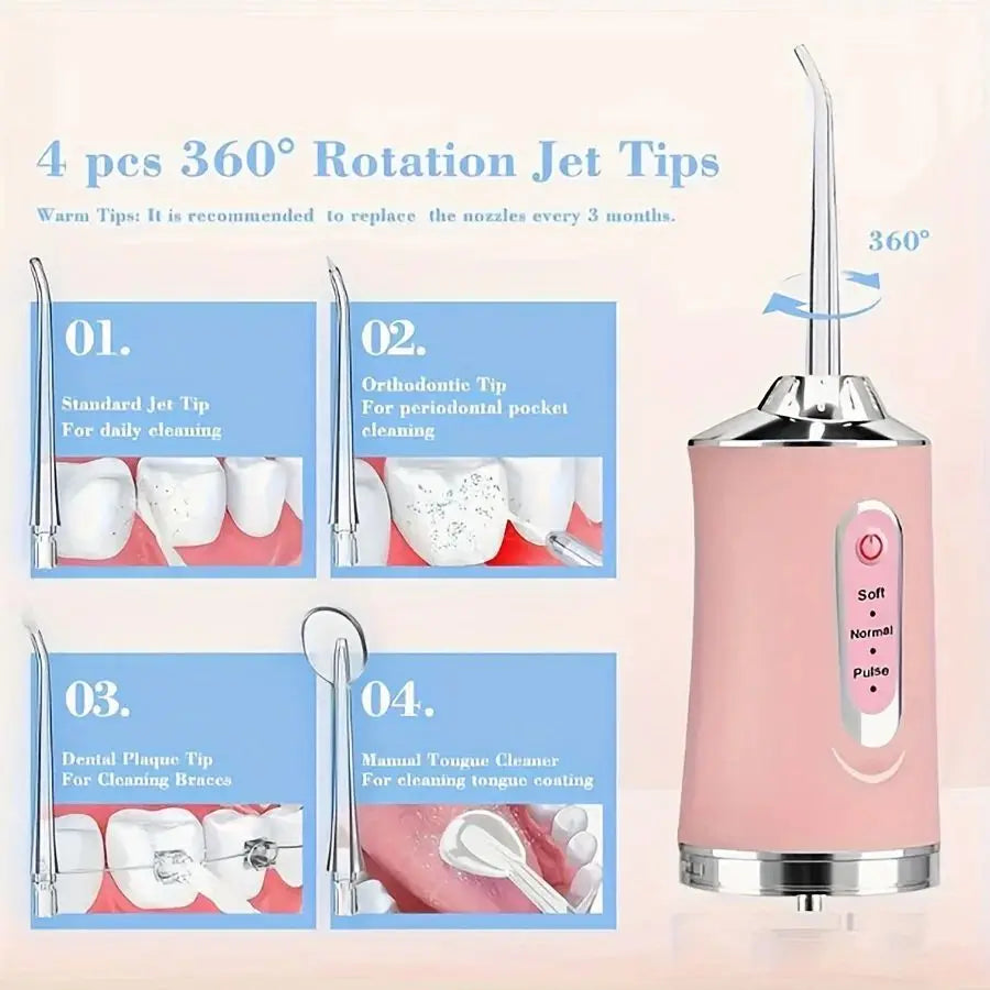 Replacement Oral Irrigator Nozzles (8-Pack)