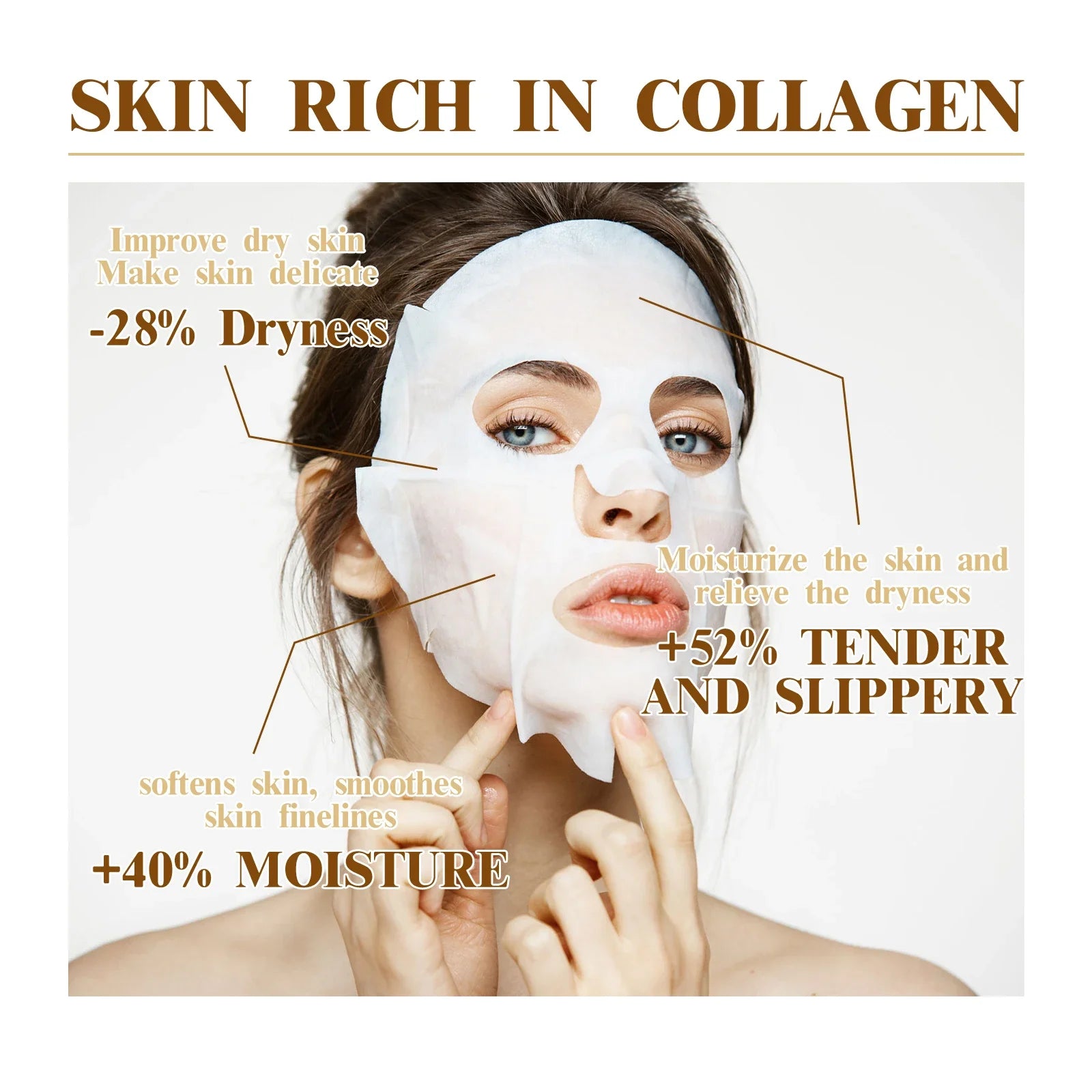 Collagen Anti-Wrinkle Face Mask (10pcs)