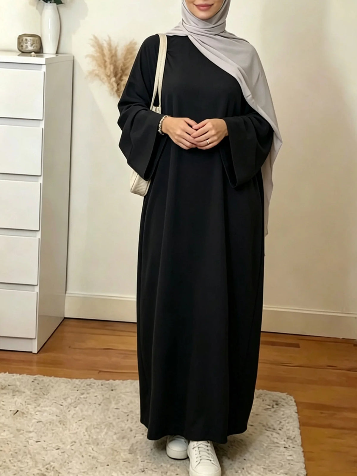 Modest Islamic Kaftan Prayer Robe