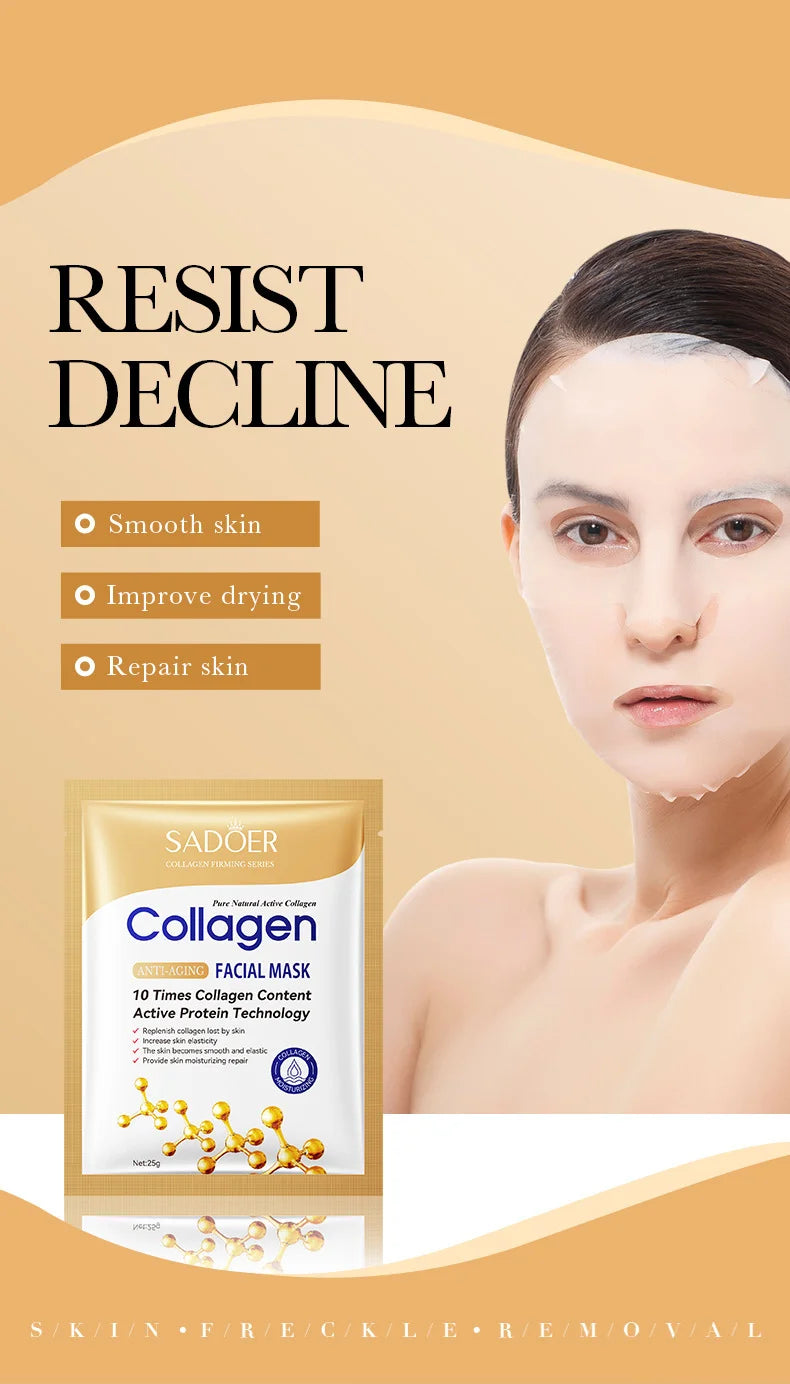 Collagen Anti-Wrinkle Face Mask (10pcs)