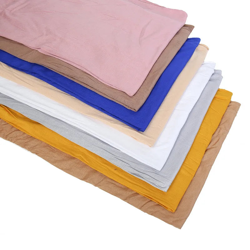 Soft Jersey Instant Hijab, Pre-Sewn 60 × 170 cm