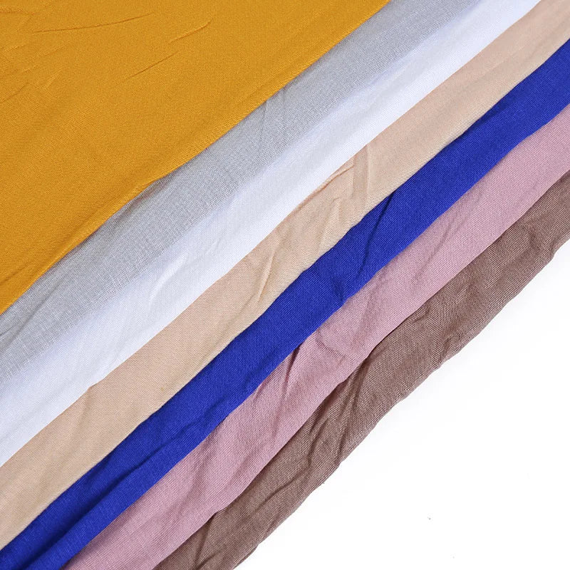 Soft Jersey Instant Hijab, Pre-Sewn 60 × 170 cm