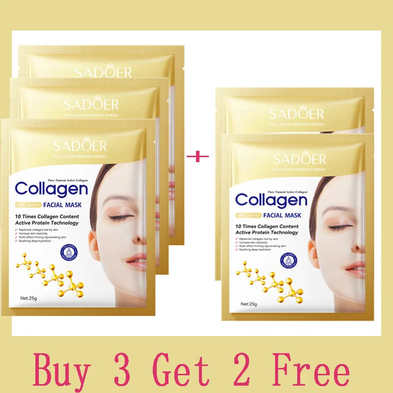 Collagen Anti-Wrinkle Face Mask (10pcs)