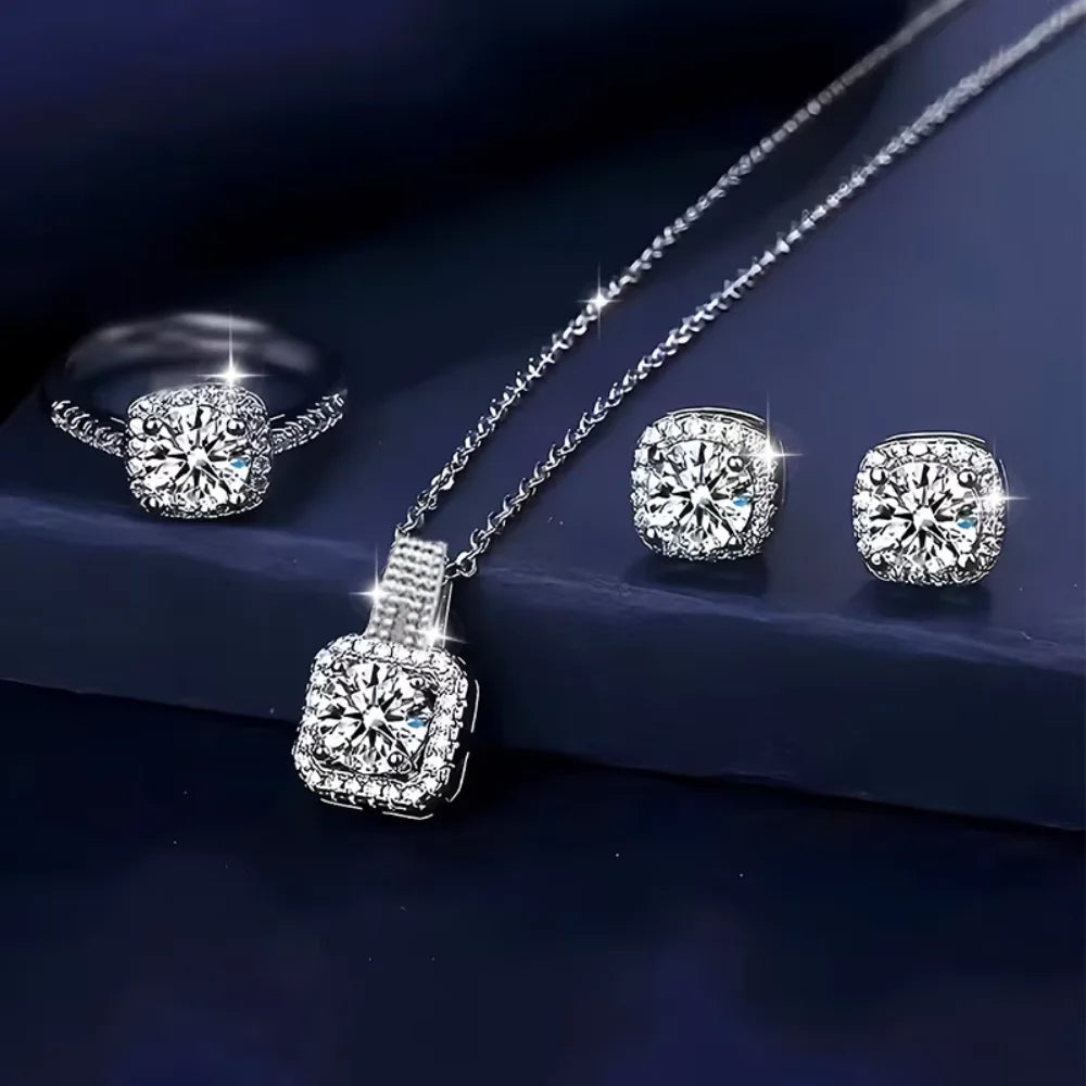 Luxury Zircon Jewelry Set