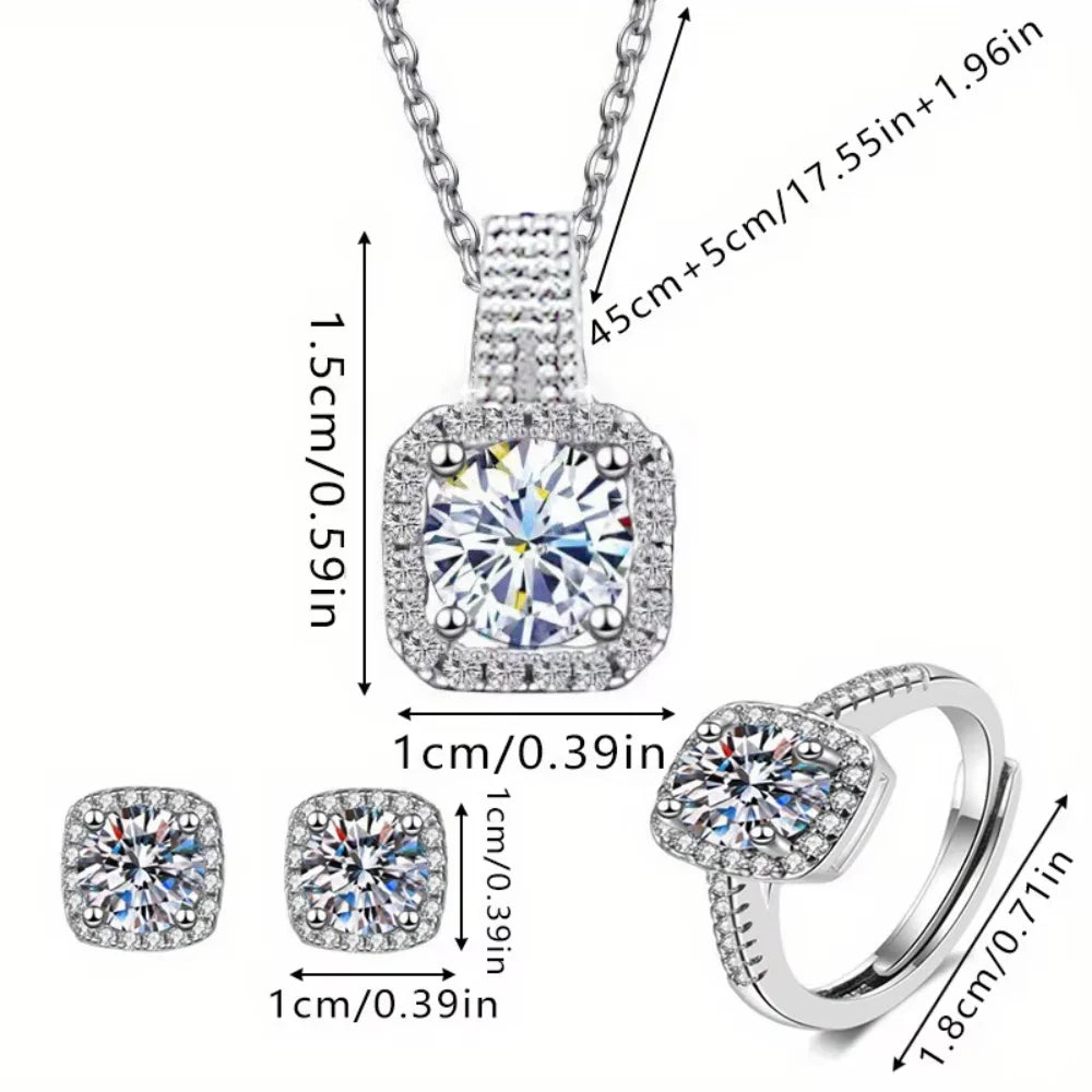 Luxury Zircon Jewelry Set