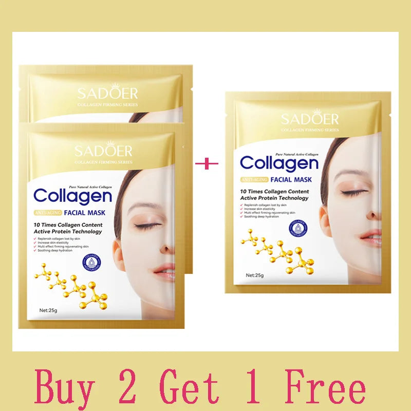 Collagen Anti-Wrinkle Face Mask (10pcs)