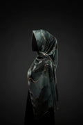 Cashmere-Feel Hijab Scarf, Solid 80 × 180 cm Wrap
